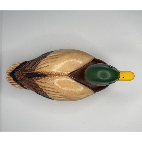 VTG AVON Ceramic Mallard Duck Hand Crafted Brazil 1978 Soap Dish Trinket Box - Picture 5 of 12